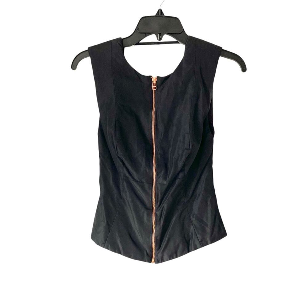 Animale Black Zipper Front and Open Back Detail si3 36 US small